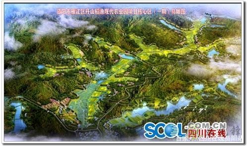 雁江丹山2万亩稻渔现代农业园涵盖数十个村社